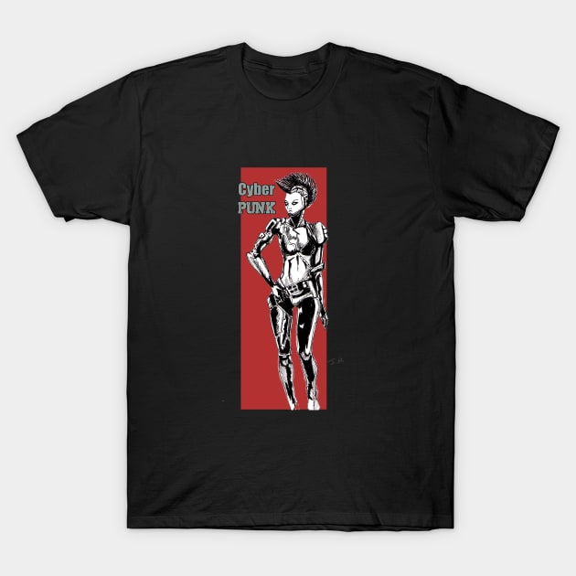 cyberpunk T-Shirt by kohtart